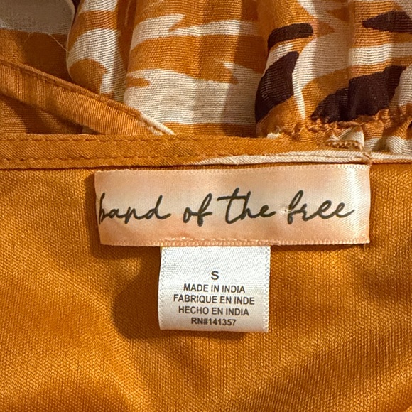 Band of the Free Floral Orange Mini Dress - Picture 7 of 10